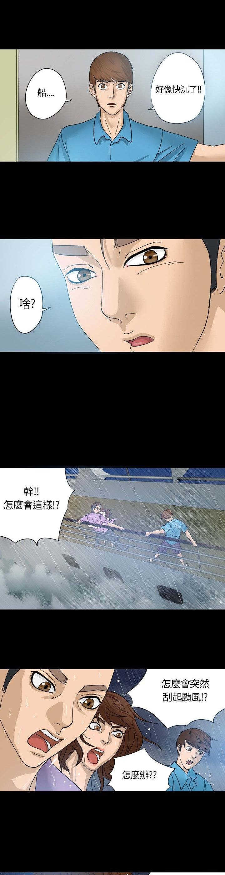 《神秘小岛》漫画最新章节第1章：海难免费下拉式在线观看章节第【7】张图片