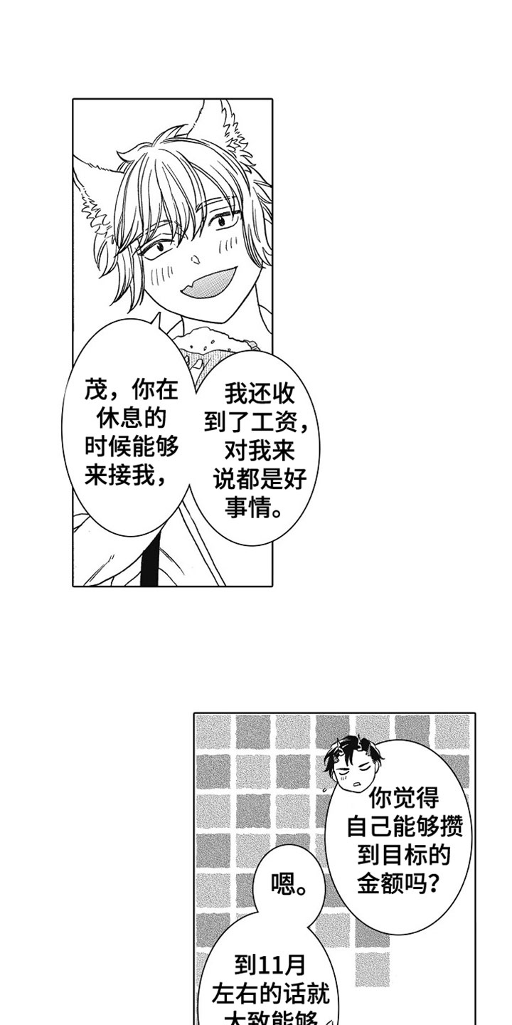 《角与尾巴》漫画最新章节第20章：开心免费下拉式在线观看章节第【12】张图片