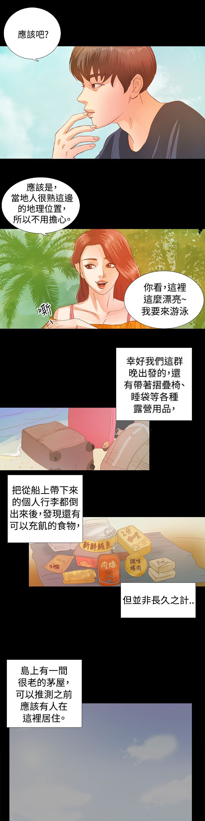 《无人岛计划》漫画最新章节第2章：流落荒岛免费下拉式在线观看章节第【6】张图片