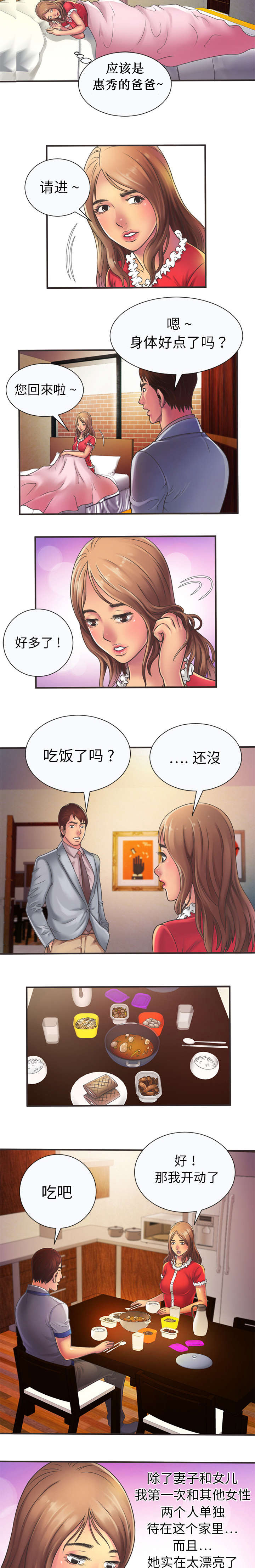 《闺蜜的陷阱》漫画最新章节第9章：回家免费下拉式在线观看章节第【6】张图片