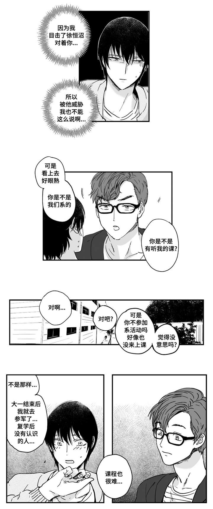 《目击过后》漫画最新章节第2章：放开我免费下拉式在线观看章节第【6】张图片