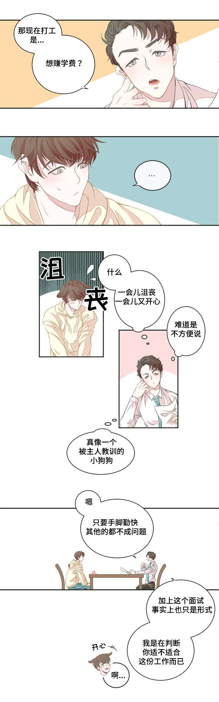 《星和东家》漫画最新章节第2章：面试免费下拉式在线观看章节第【8】张图片