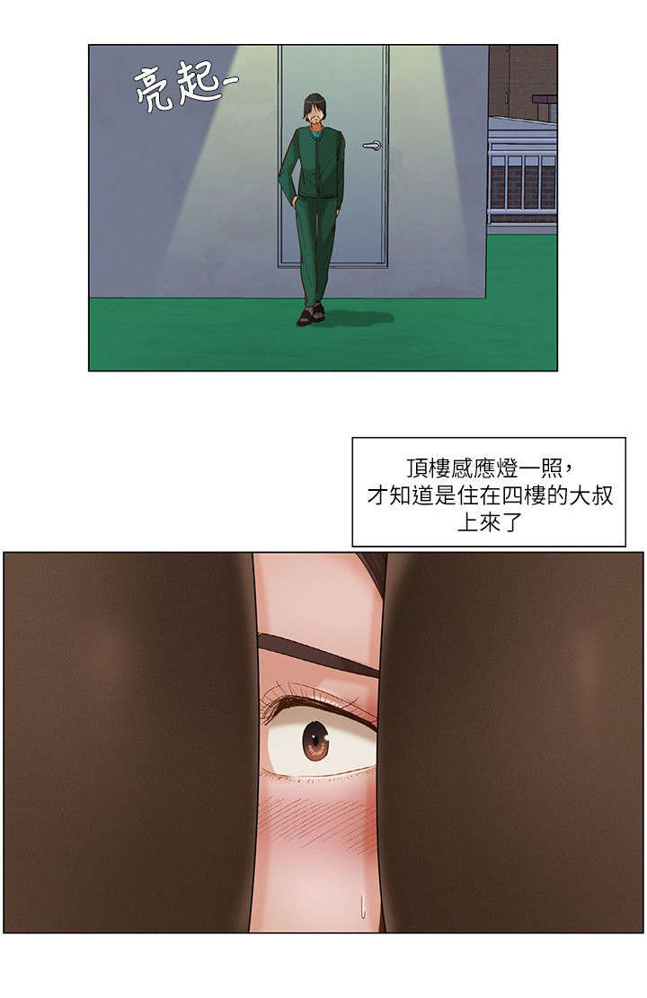 《享受注视》漫画最新章节第32章：天台免费下拉式在线观看章节第【4】张图片