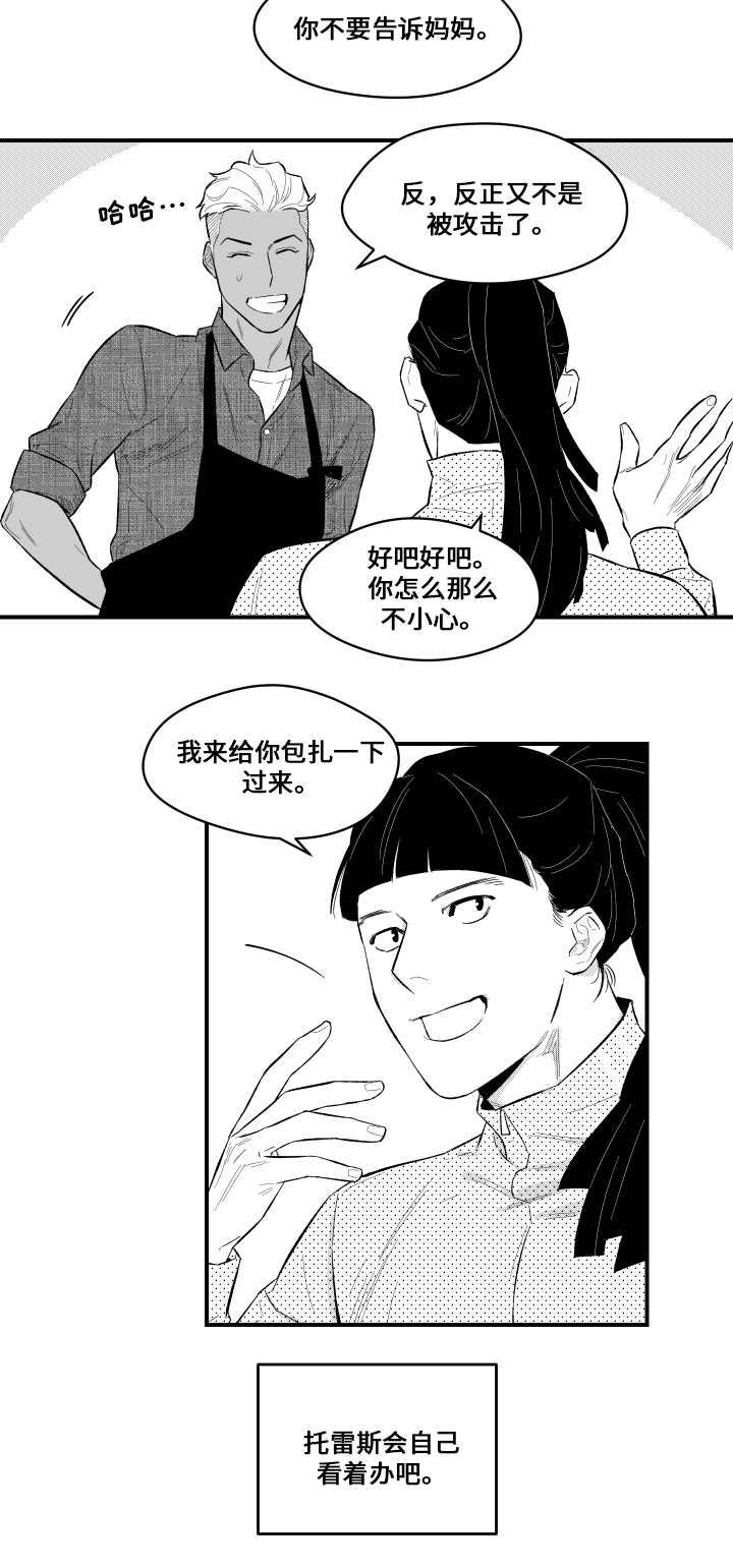 《夜游精灵》漫画最新章节第8章：撞伤免费下拉式在线观看章节第【1】张图片