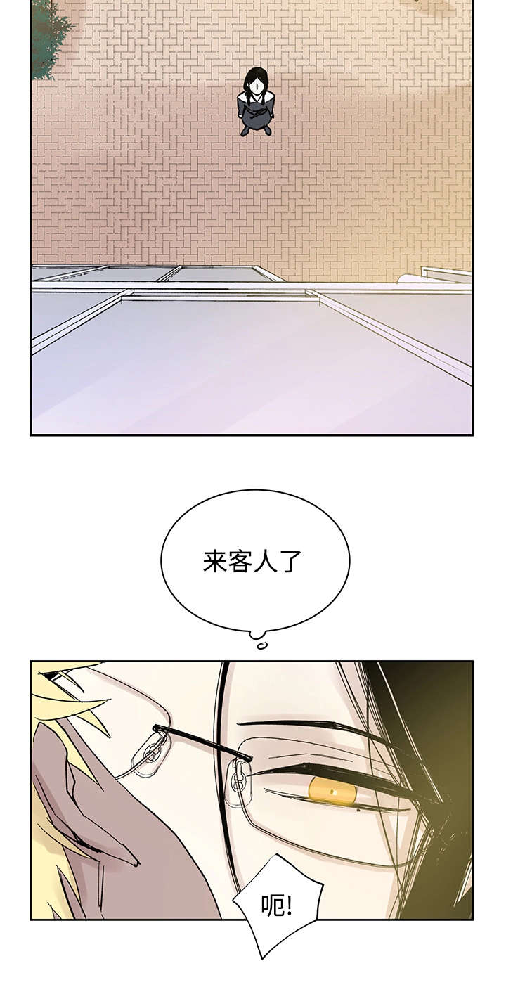 《巫师与狼》漫画最新章节第14章：来客人了免费下拉式在线观看章节第【1】张图片