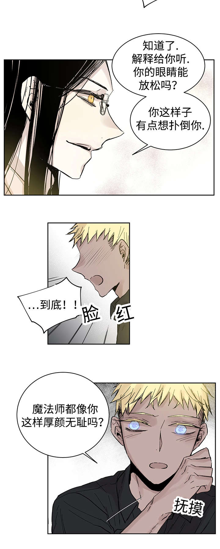 《巫师与狼》漫画最新章节第14章：来客人了免费下拉式在线观看章节第【13】张图片