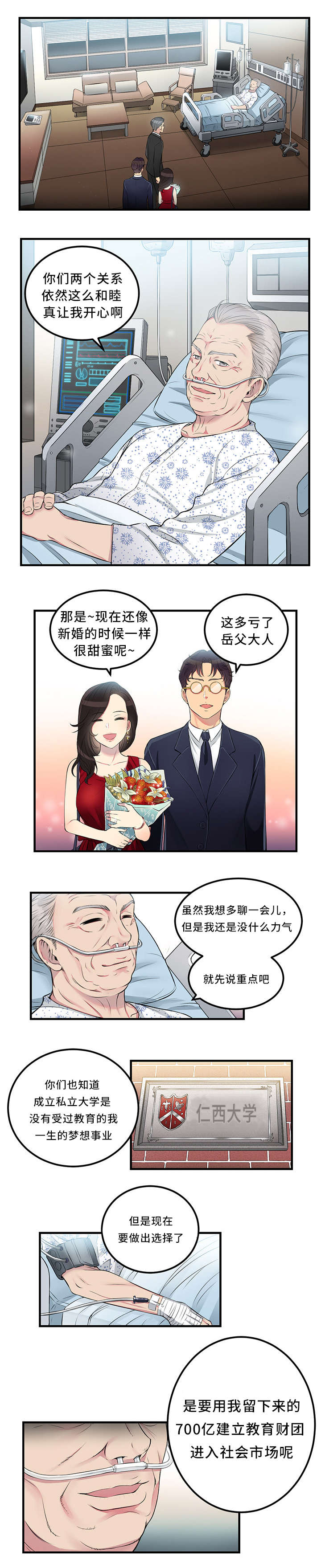 《白夜兼职》漫画最新章节第9章：700亿的遗产免费下拉式在线观看章节第【2】张图片