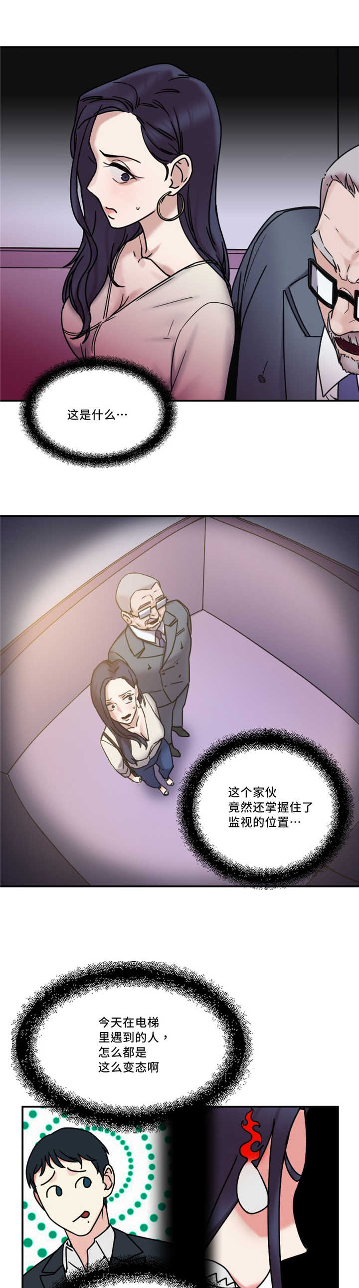 《缆绳》漫画最新章节第22章：电梯变态免费下拉式在线观看章节第【17】张图片