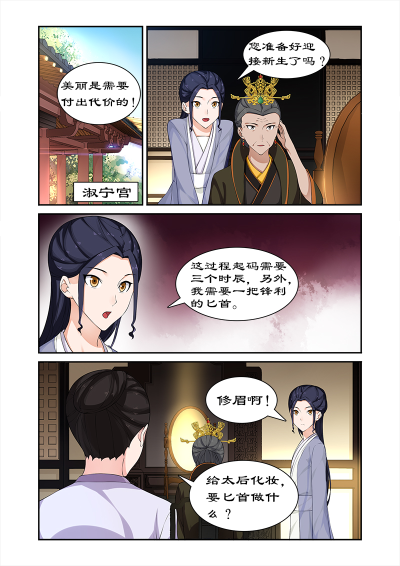 《拒绝暴君专宠：凶猛王妃》漫画最新章节第71章：给太后化妆免费下拉式在线观看章节第【6】张图片