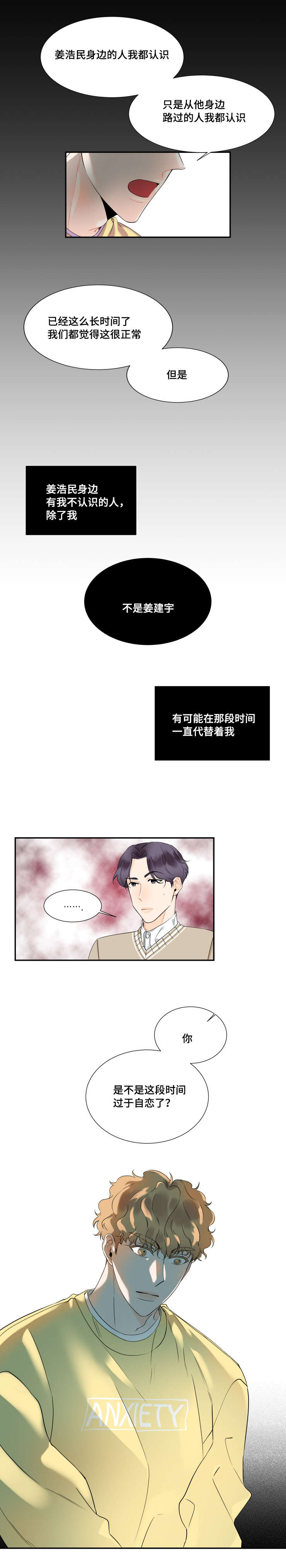 《童伴》漫画最新章节第33章：过于自恋免费下拉式在线观看章节第【1】张图片