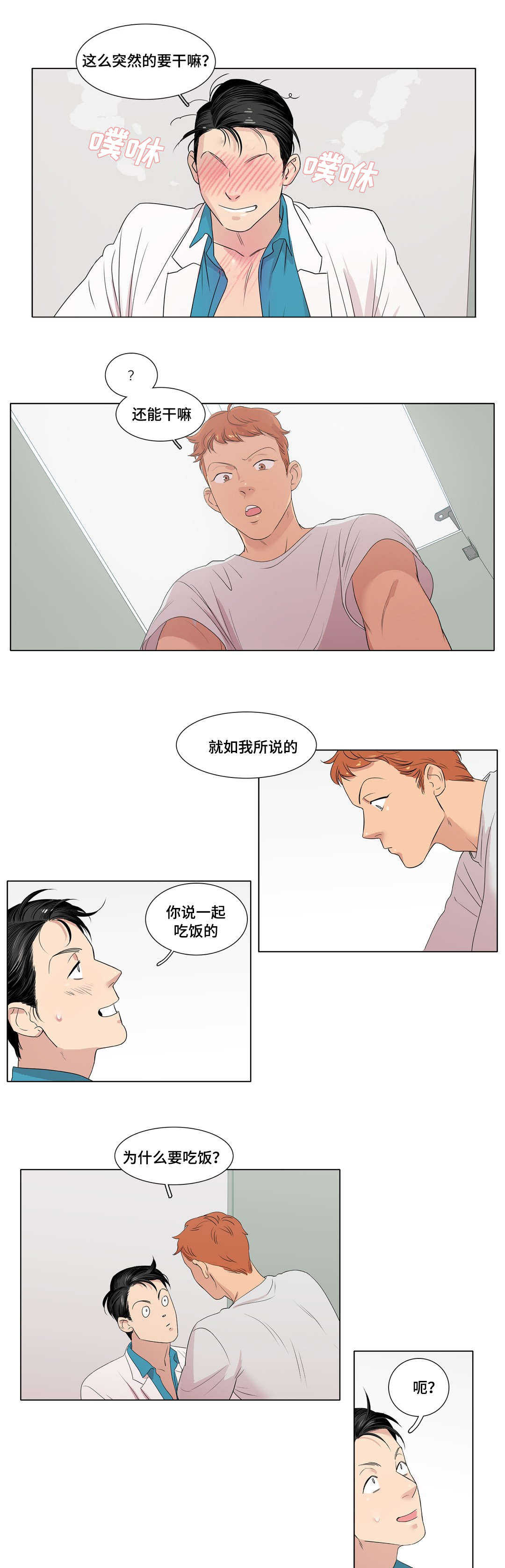 《哀乐青年》漫画最新章节第3章：吃饭的关系免费下拉式在线观看章节第【7】张图片