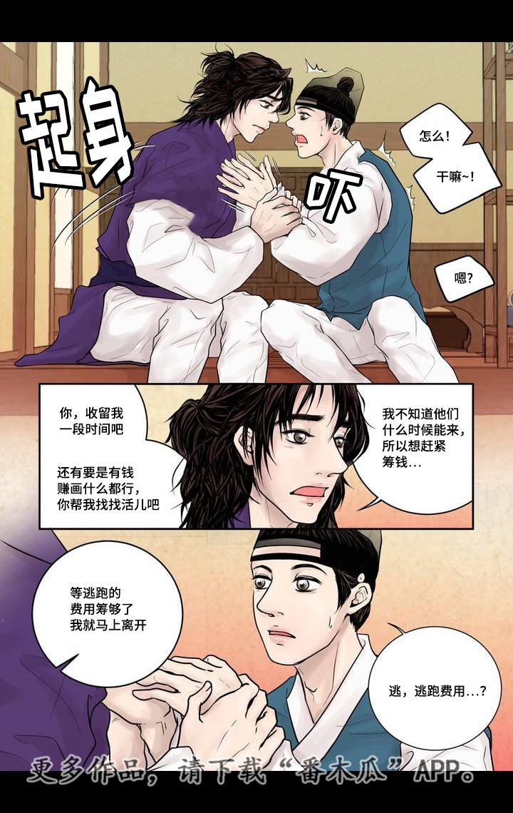 《飞天之血》漫画最新章节第5章：躲避赌债免费下拉式在线观看章节第【10】张图片