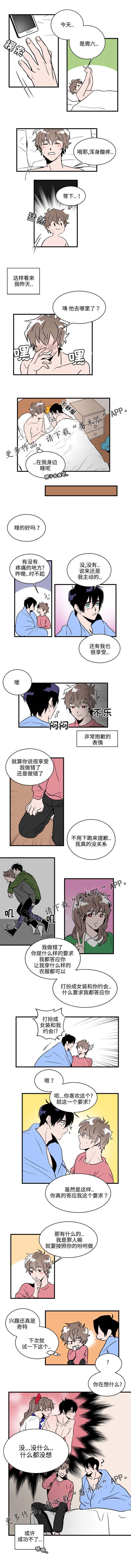 《穿着》漫画最新章节第8章：水到成渠免费下拉式在线观看章节第【1】张图片