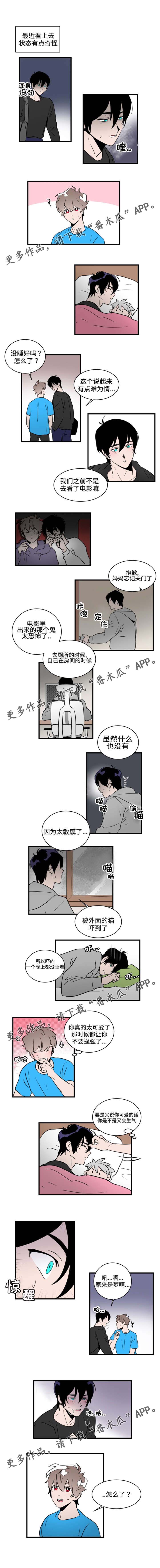 《穿着》漫画最新章节第24章：通宵免费下拉式在线观看章节第【2】张图片