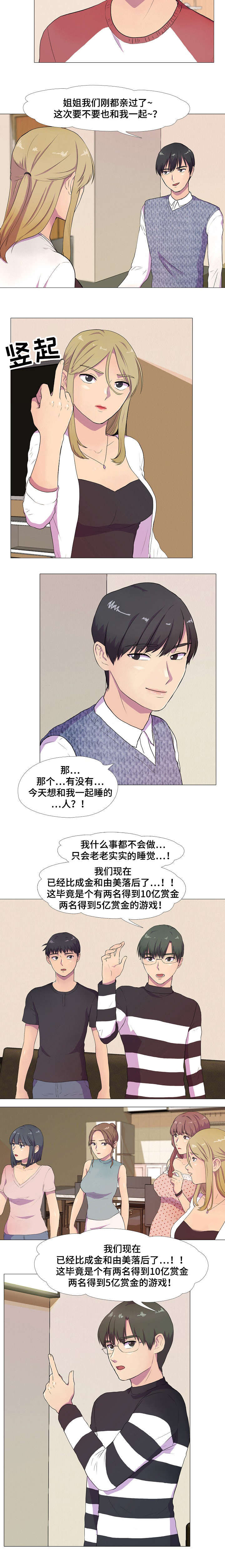 《播映游戏》漫画最新章节第3章：就寝事件免费下拉式在线观看章节第【7】张图片