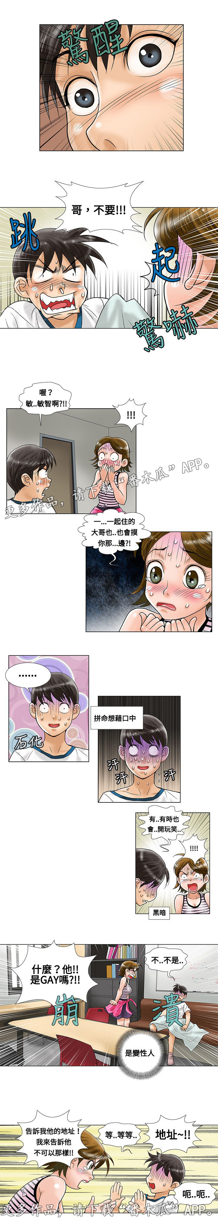 《复杂人物》漫画最新章节第7章：惊吓免费下拉式在线观看章节第【3】张图片