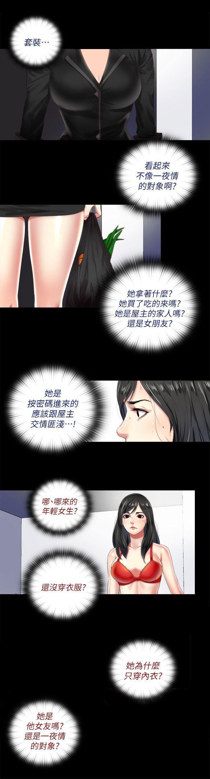 《房中局》漫画最新章节第11章：警戒免费下拉式在线观看章节第【7】张图片