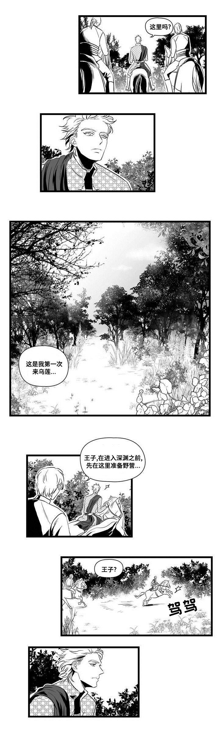 《巫师与王子》漫画最新章节第1章：女巫免费下拉式在线观看章节第【7】张图片