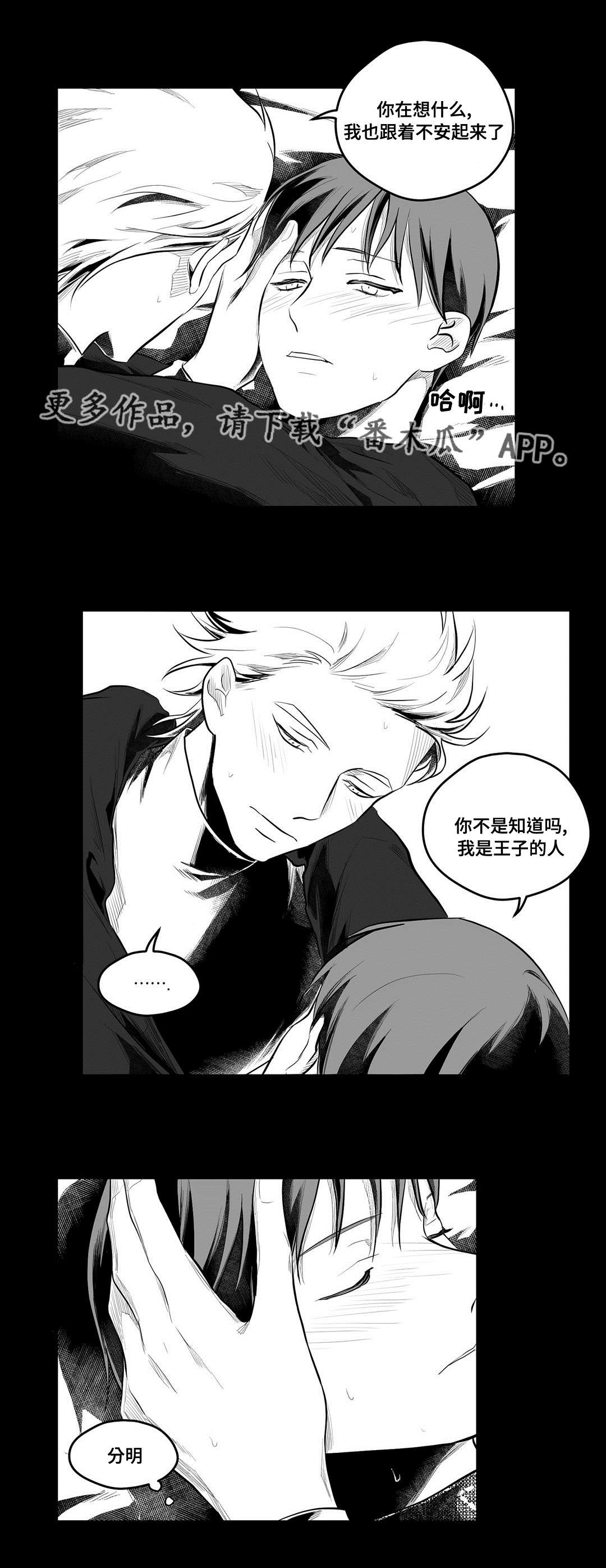 《巫师与王子》漫画最新章节第55章：爱上免费下拉式在线观看章节第【9】张图片