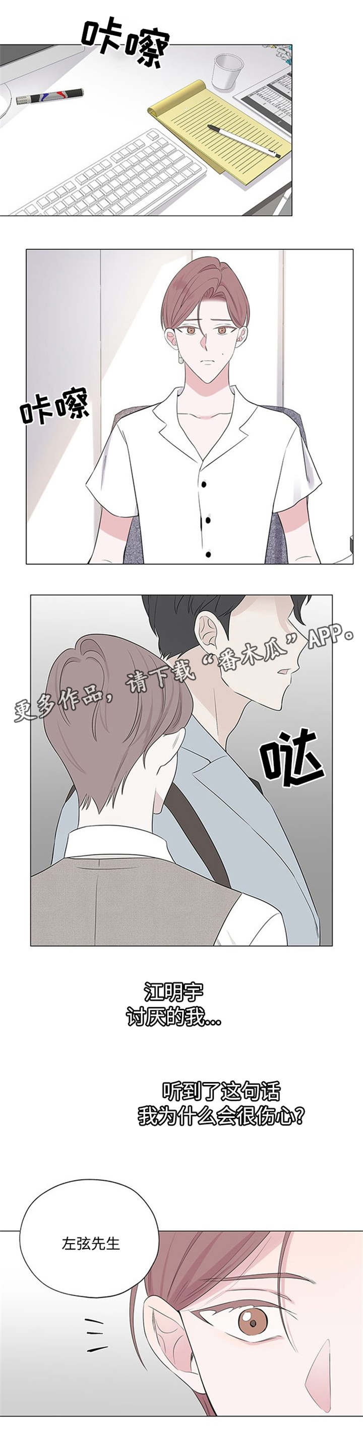 《消融》漫画最新章节第19章：讨厌的我免费下拉式在线观看章节第【1】张图片