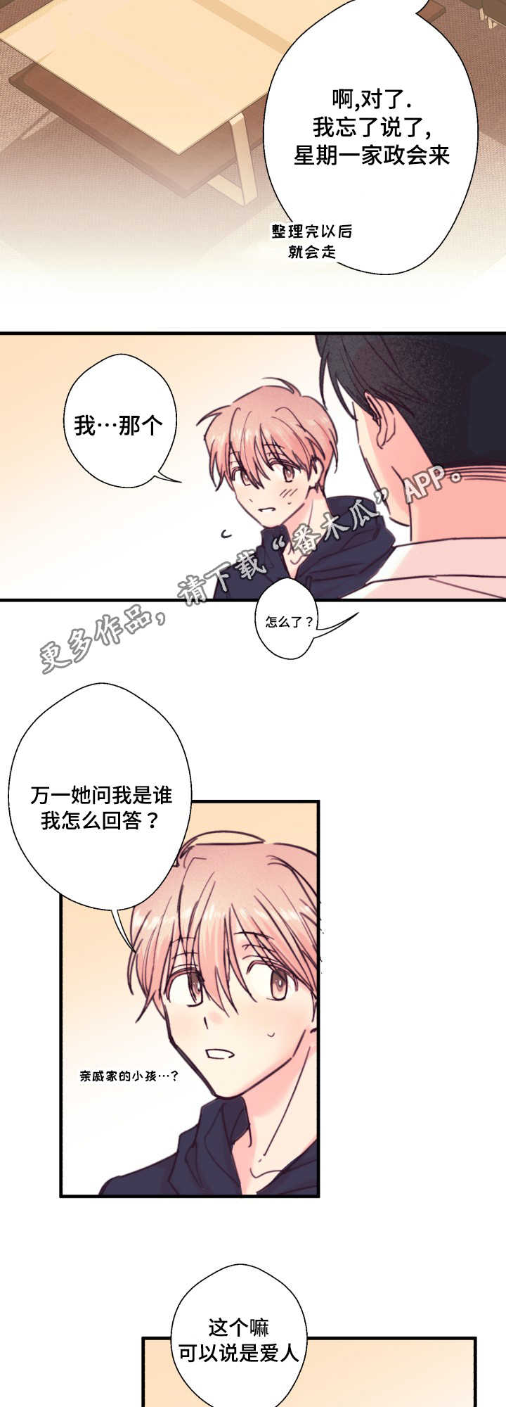 《此处心安》漫画最新章节第18章：爱人免费下拉式在线观看章节第【4】张图片