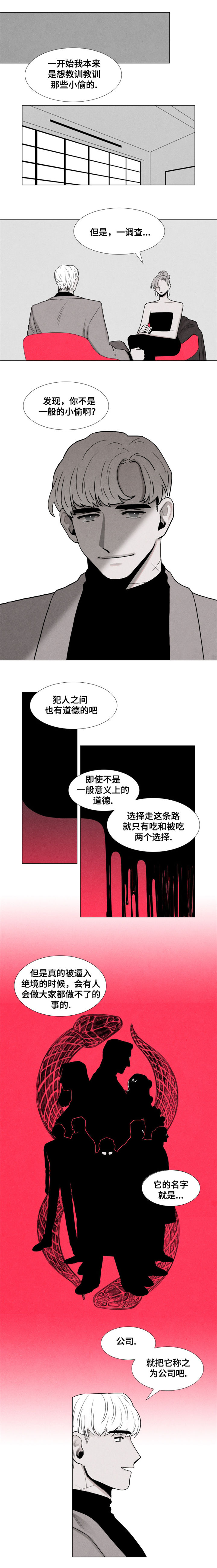 《落幕》漫画最新章节第4章：公司免费下拉式在线观看章节第【6】张图片