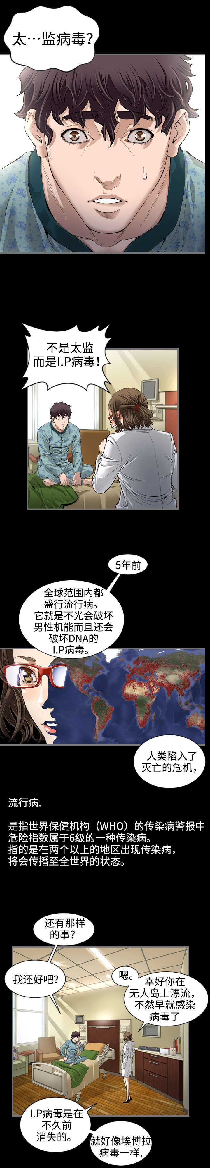 《幸存基因》漫画最新章节第2章：唯一雄性免费下拉式在线观看章节第【2】张图片