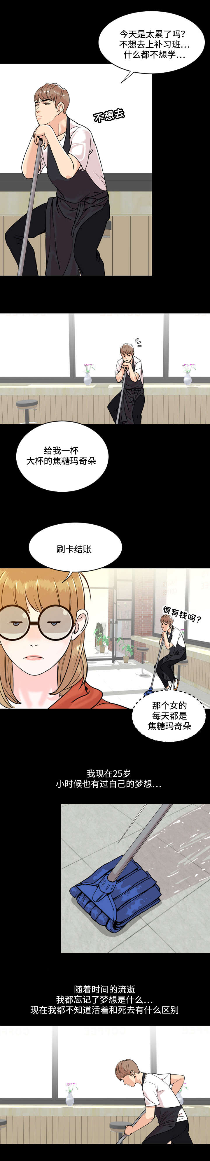 《幕后支配》漫画最新章节第1章：兼职免费下拉式在线观看章节第【2】张图片