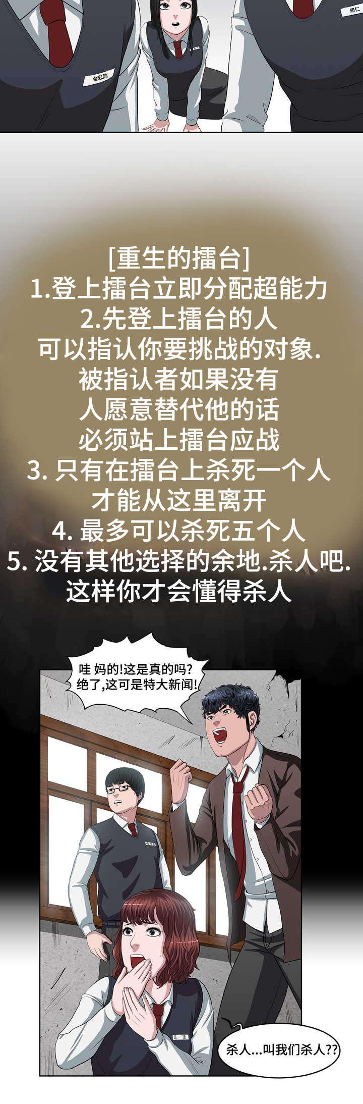 《争王之战》漫画最新章节第2章：重生的擂台免费下拉式在线观看章节第【6】张图片