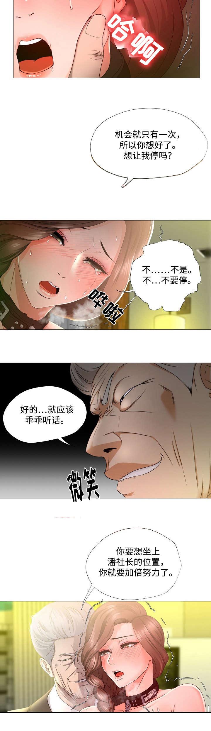 《升迁密谋》漫画最新章节第19章：调教免费下拉式在线观看章节第【6】张图片