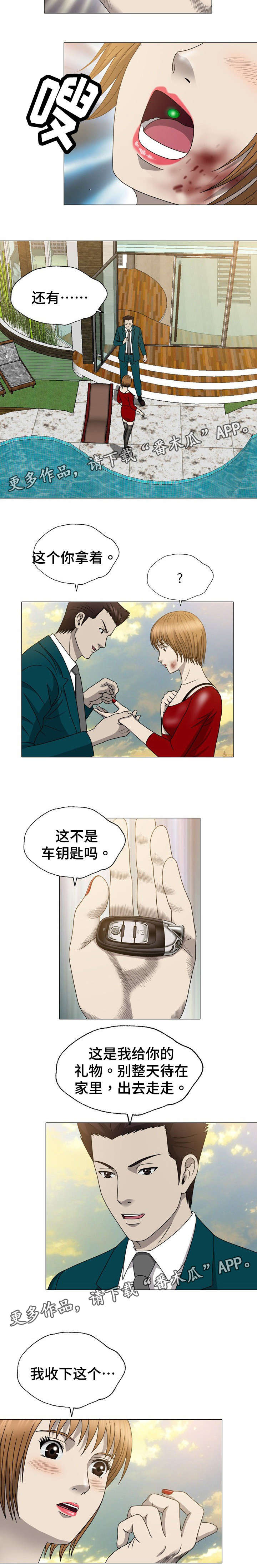 《整形交换》漫画最新章节第28章：礼物免费下拉式在线观看章节第【3】张图片