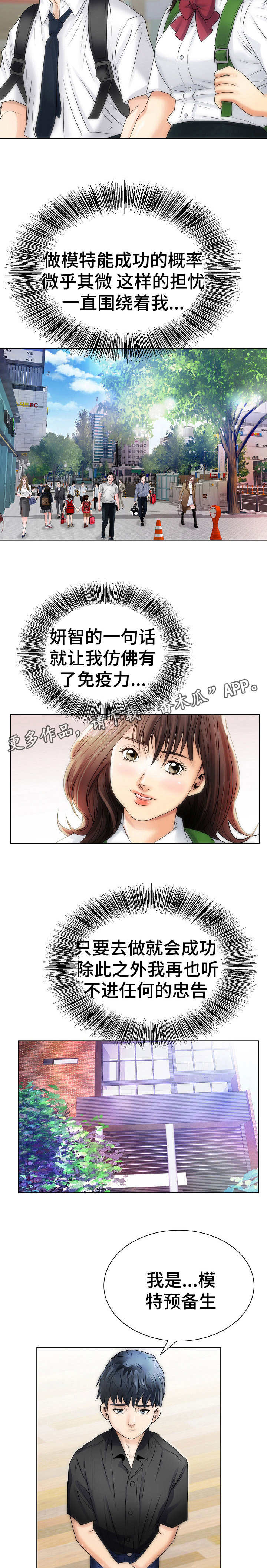 《成名天地》漫画最新章节第3章：模特预备生免费下拉式在线观看章节第【5】张图片