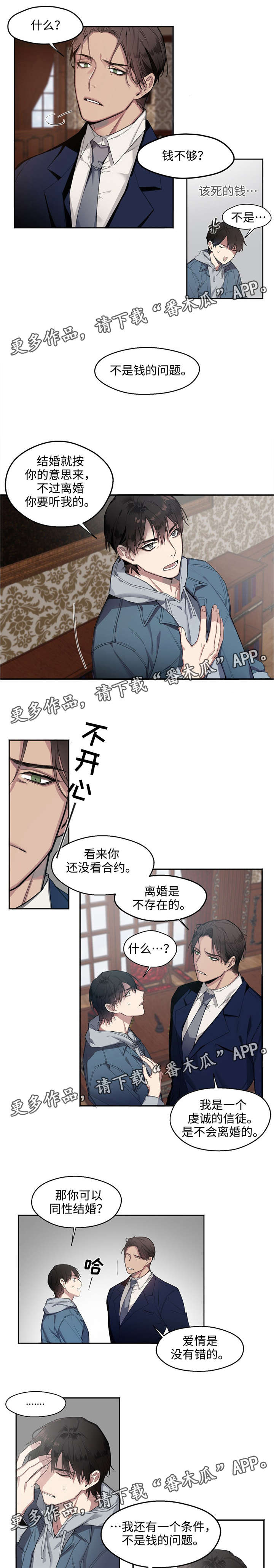 《合约婚事》漫画最新章节第6章：条件免费下拉式在线观看章节第【4】张图片