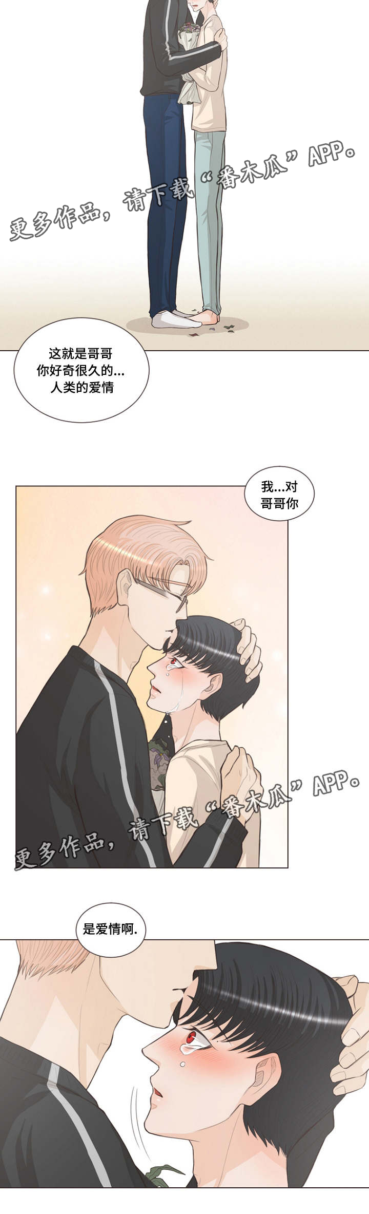 《人鬼结界》漫画最新章节第18章：是爱情呀免费下拉式在线观看章节第【1】张图片