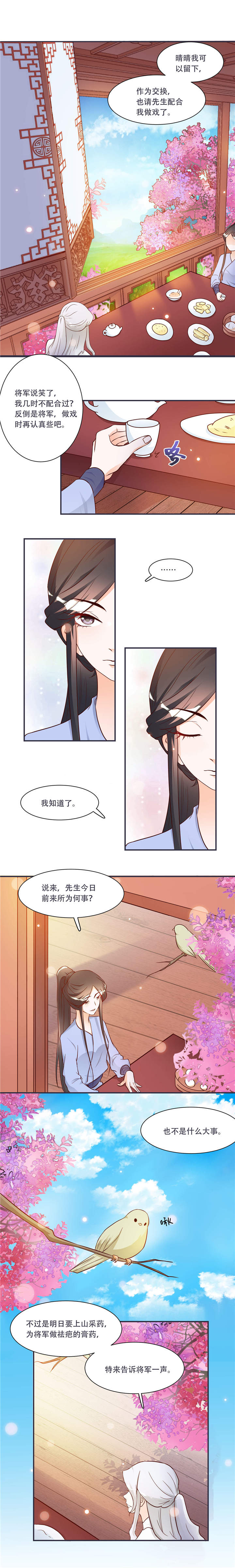 《将军的小宠医》漫画最新章节第6章：来见你罢了免费下拉式在线观看章节第【4】张图片