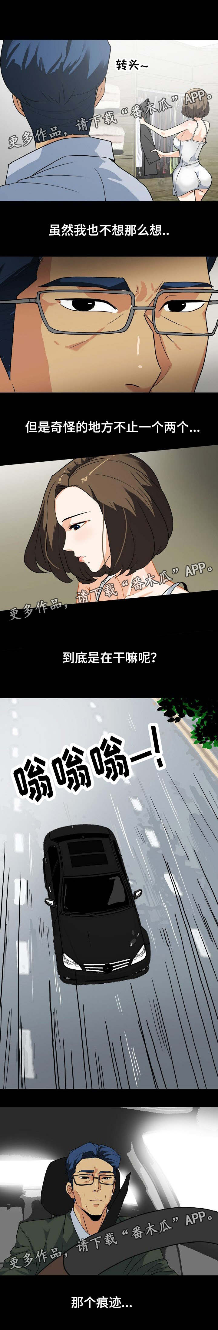 《密谋揭发》漫画最新章节第21章：调查我老婆免费下拉式在线观看章节第【6】张图片