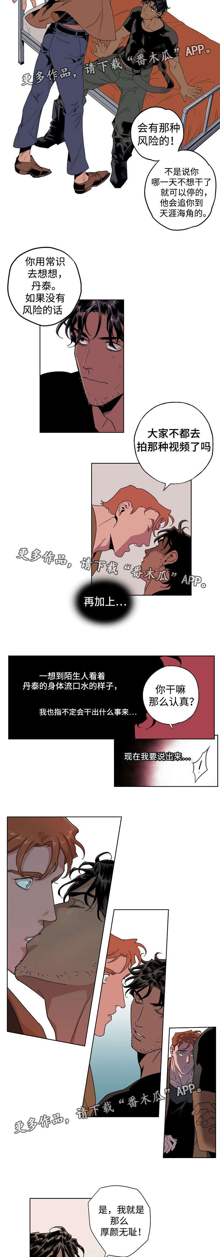 《合作拍摄》漫画最新章节第12章：出卖自己免费下拉式在线观看章节第【2】张图片