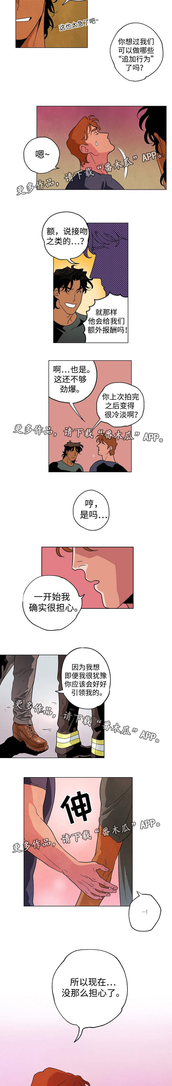 《合作拍摄》漫画最新章节第33章：不必担心免费下拉式在线观看章节第【2】张图片