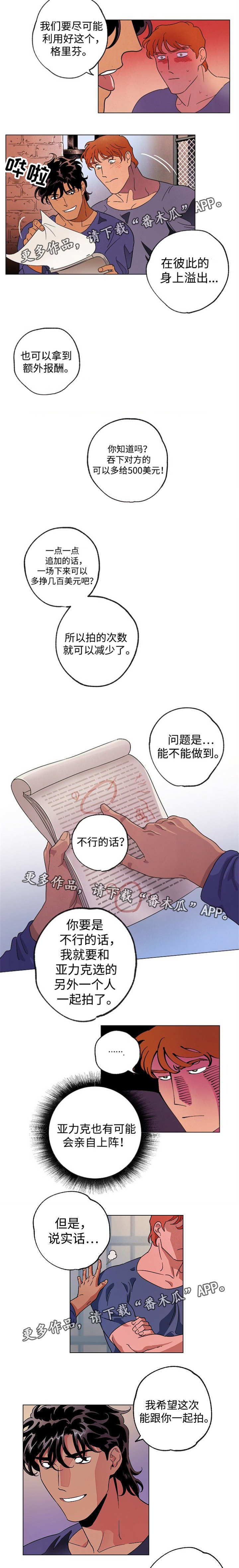 《合作拍摄》漫画最新章节第42章：排练拍摄免费下拉式在线观看章节第【2】张图片