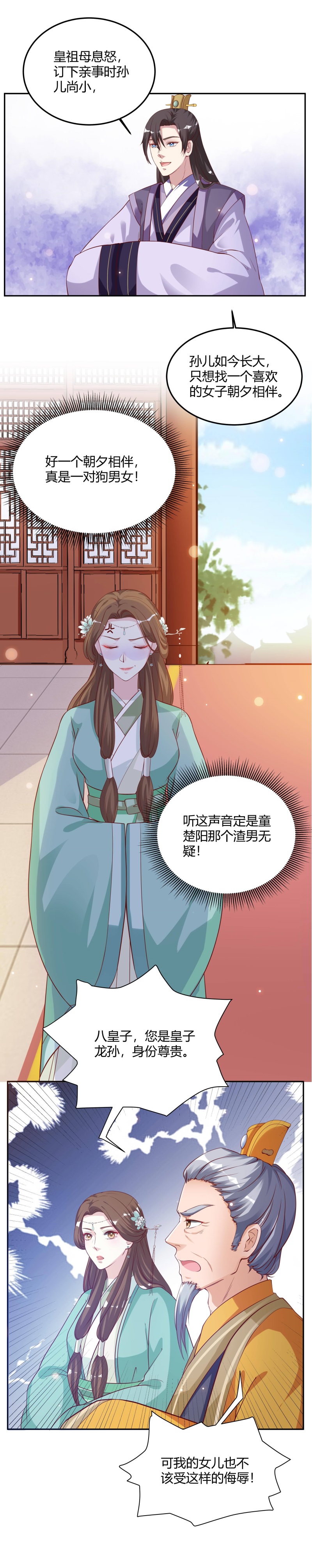 《六宫风华》漫画最新章节第7章：儿臣来晚了免费下拉式在线观看章节第【1】张图片