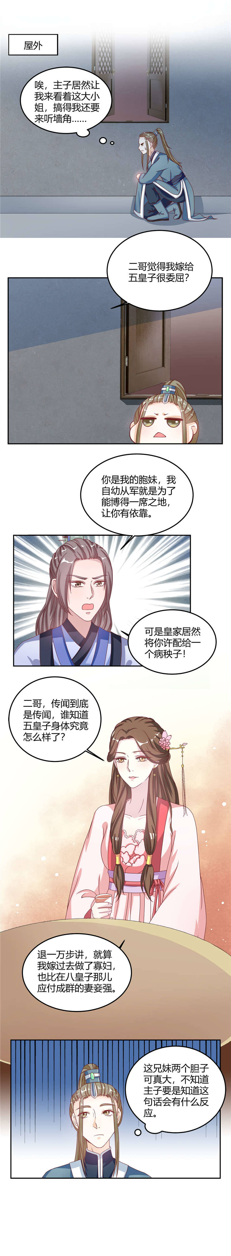 《六宫风华》漫画最新章节第10章：自有打算免费下拉式在线观看章节第【2】张图片