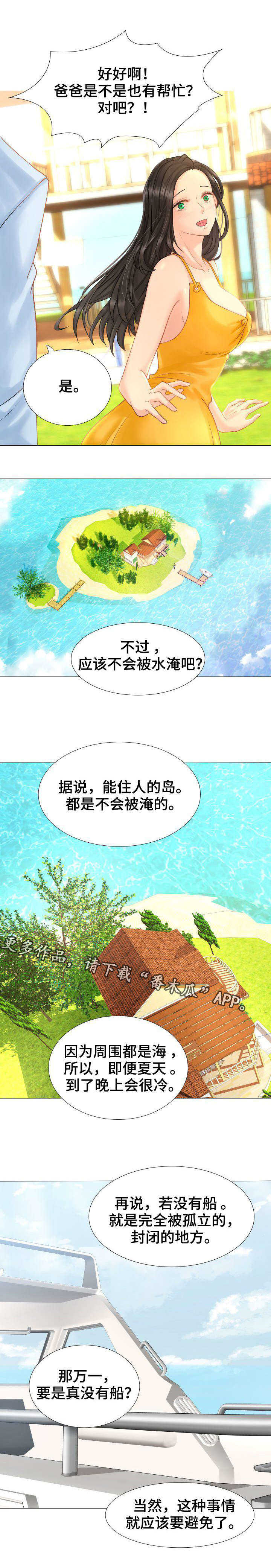 《私岛别墅》漫画最新章节第8章：别墅管家免费下拉式在线观看章节第【6】张图片