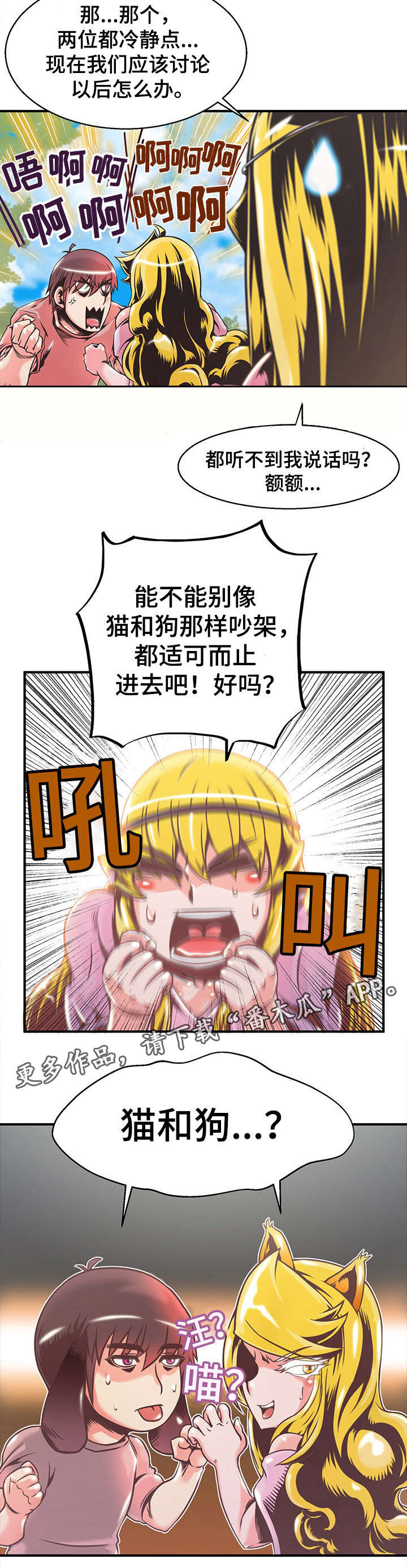 《圣殿勇士》漫画最新章节第9章：猫和狗免费下拉式在线观看章节第【6】张图片