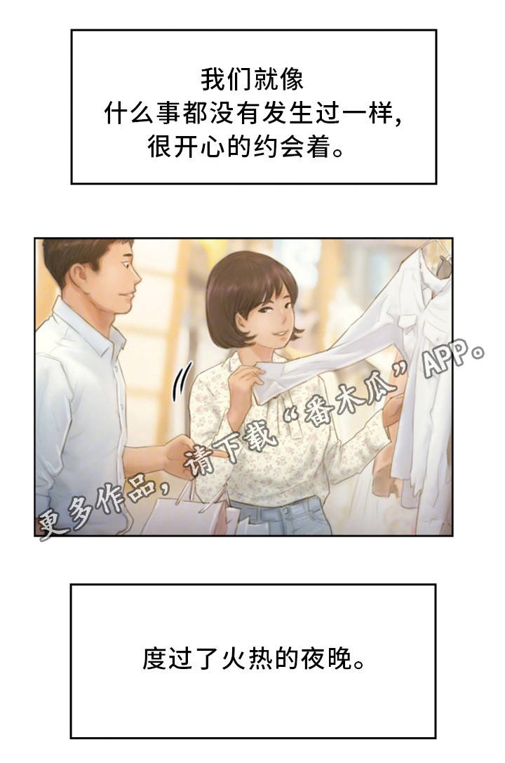 《疑心重重》漫画最新章节第26章：没发生一样免费下拉式在线观看章节第【3】张图片