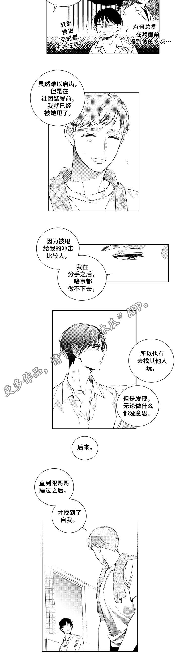 《甜蜜社团》漫画最新章节第15章：自我免费下拉式在线观看章节第【1】张图片