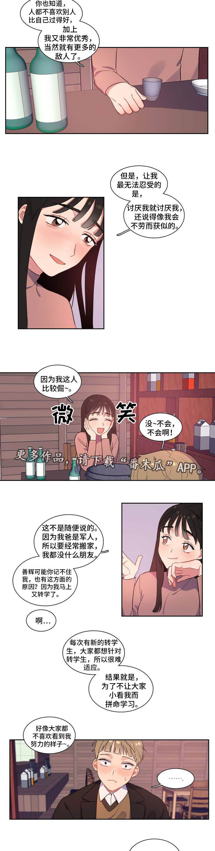 《反向主导》漫画最新章节第3章：一起喝酒免费下拉式在线观看章节第【5】张图片