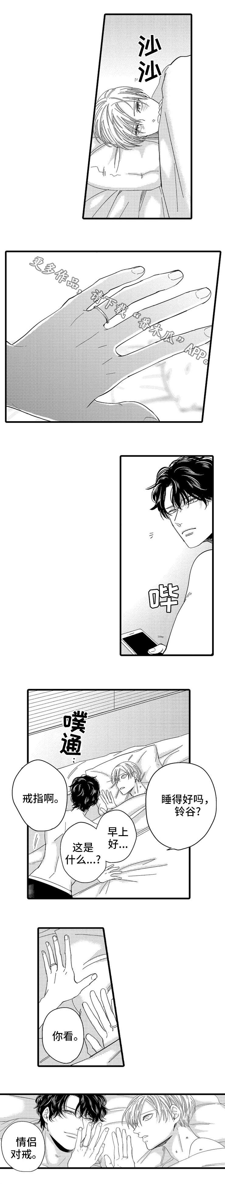 《欧米伽的谎言》漫画最新章节第25章：对戒免费下拉式在线观看章节第【1】张图片