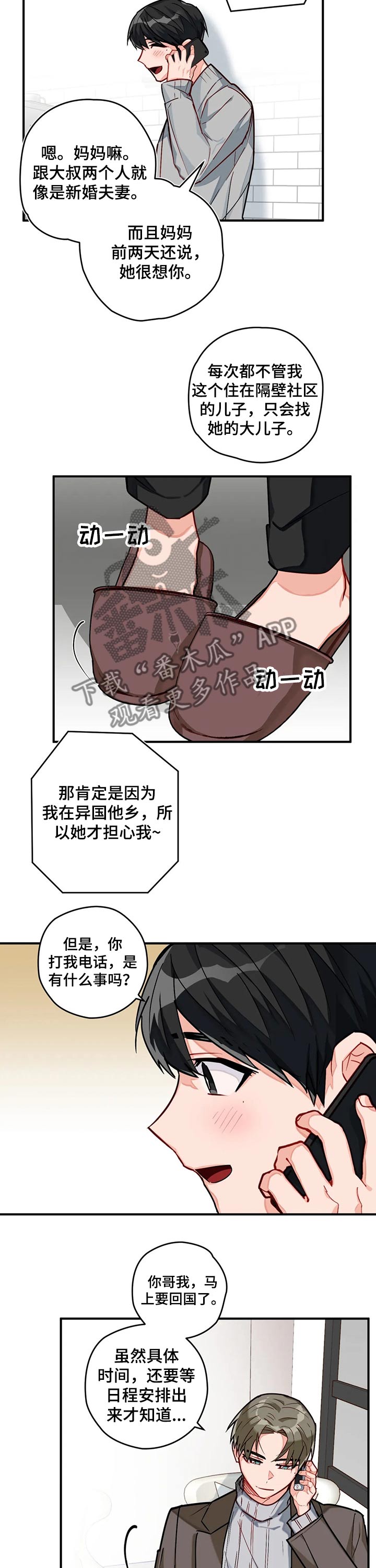 《幻想中的伴侣》漫画最新章节第16章：回国免费下拉式在线观看章节第【3】张图片