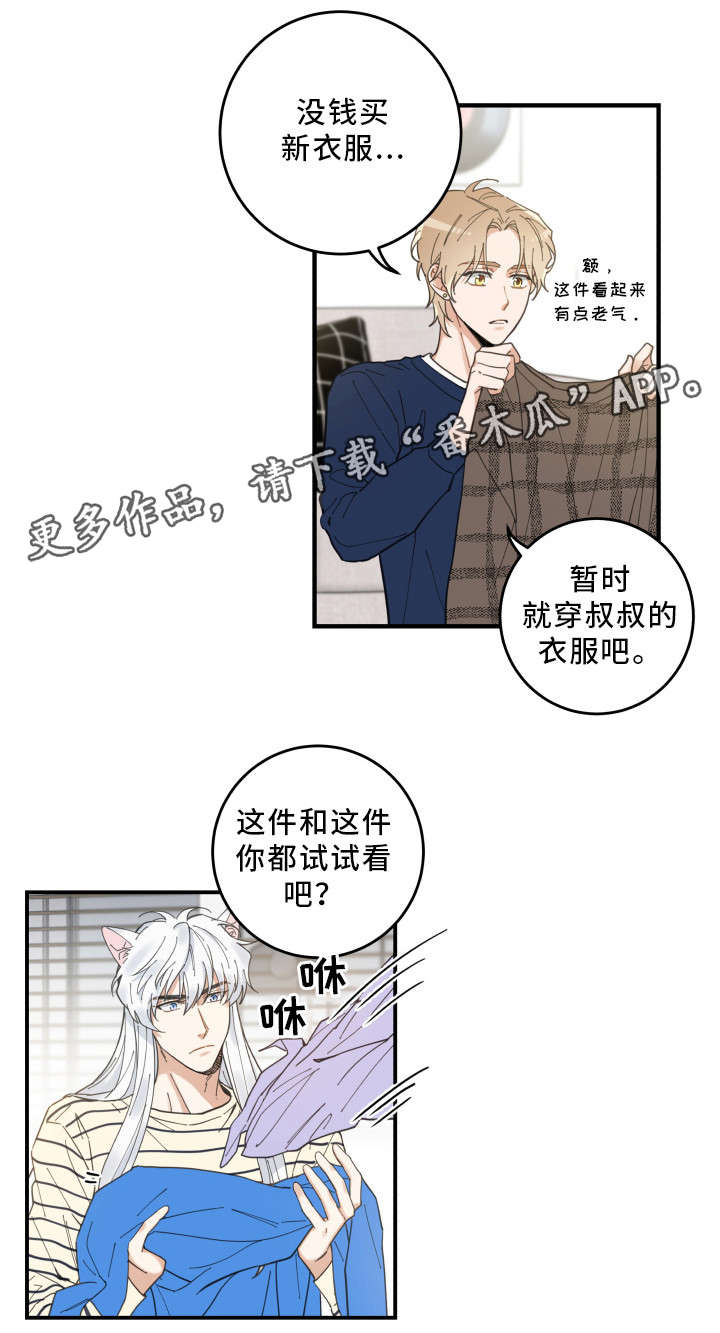 《亲爱的喵君》漫画最新章节第9章：换衣服免费下拉式在线观看章节第【8】张图片