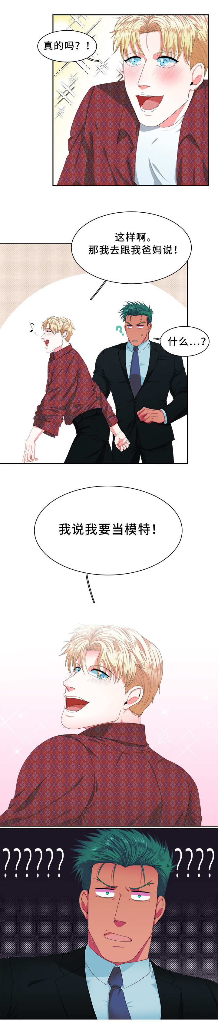 《贴身防护》漫画最新章节第1章：模特免费下拉式在线观看章节第【1】张图片